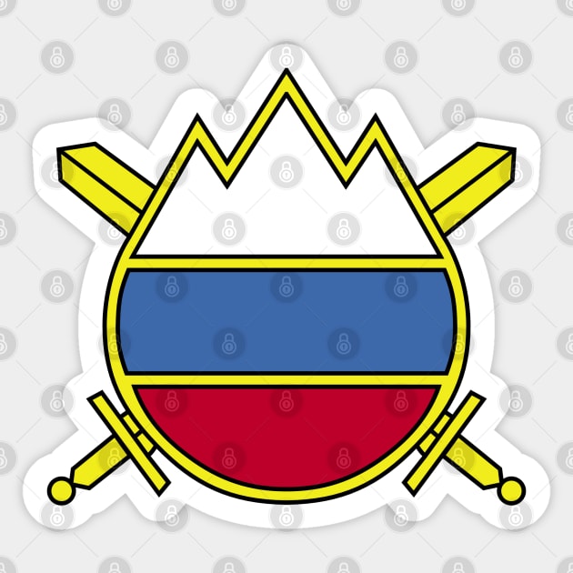Slovenia Coat of Arms Sticker by Yesteeyear